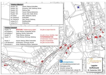 Lageplan Dorfflohmarkt Niederfleckenberg 2026
