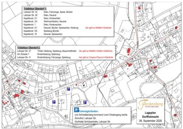 Lageplan Dorfflohmarkt Oberfleckenberg 2026